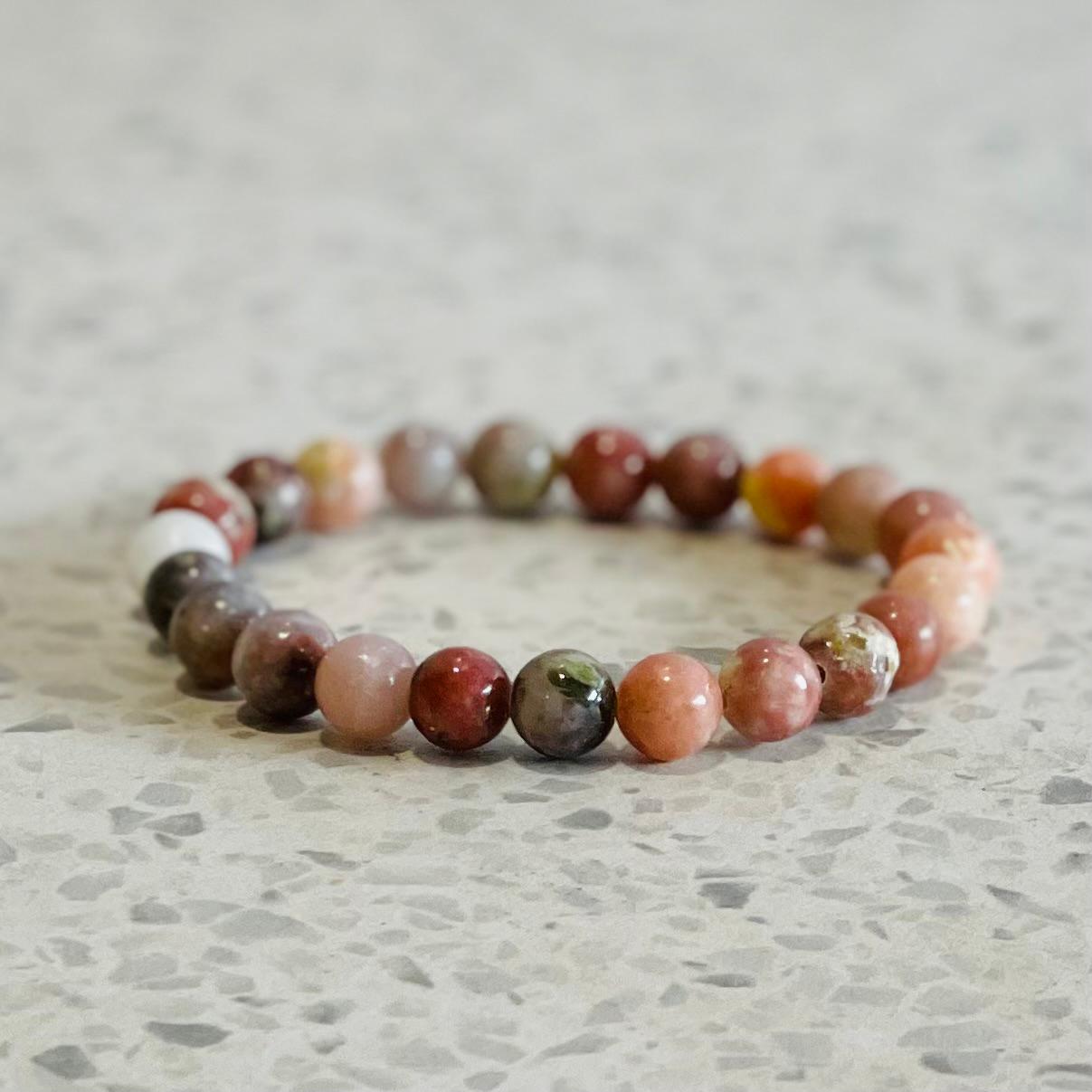 SKOB Gem Bracelet - Plum Blossom Jade