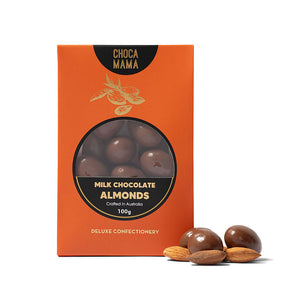 Chocamama Milk Chocolate Almonds 100g