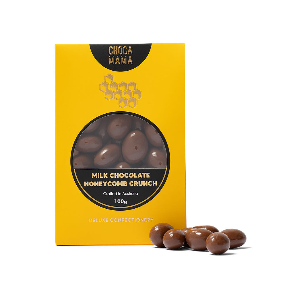 Chocamama Milk Chocolate Honeycomb Crunch 100g