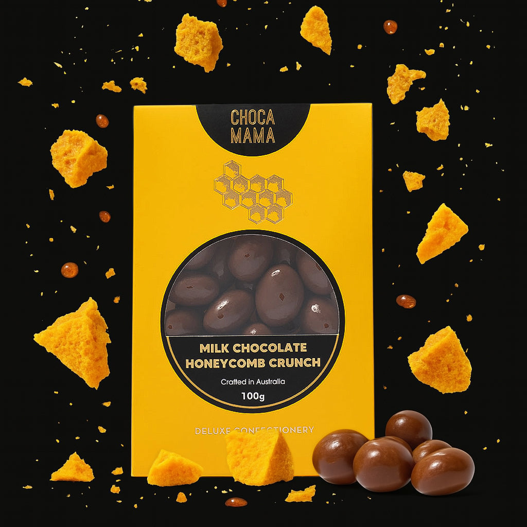 Chocamama Milk Chocolate Honeycomb Crunch 100g