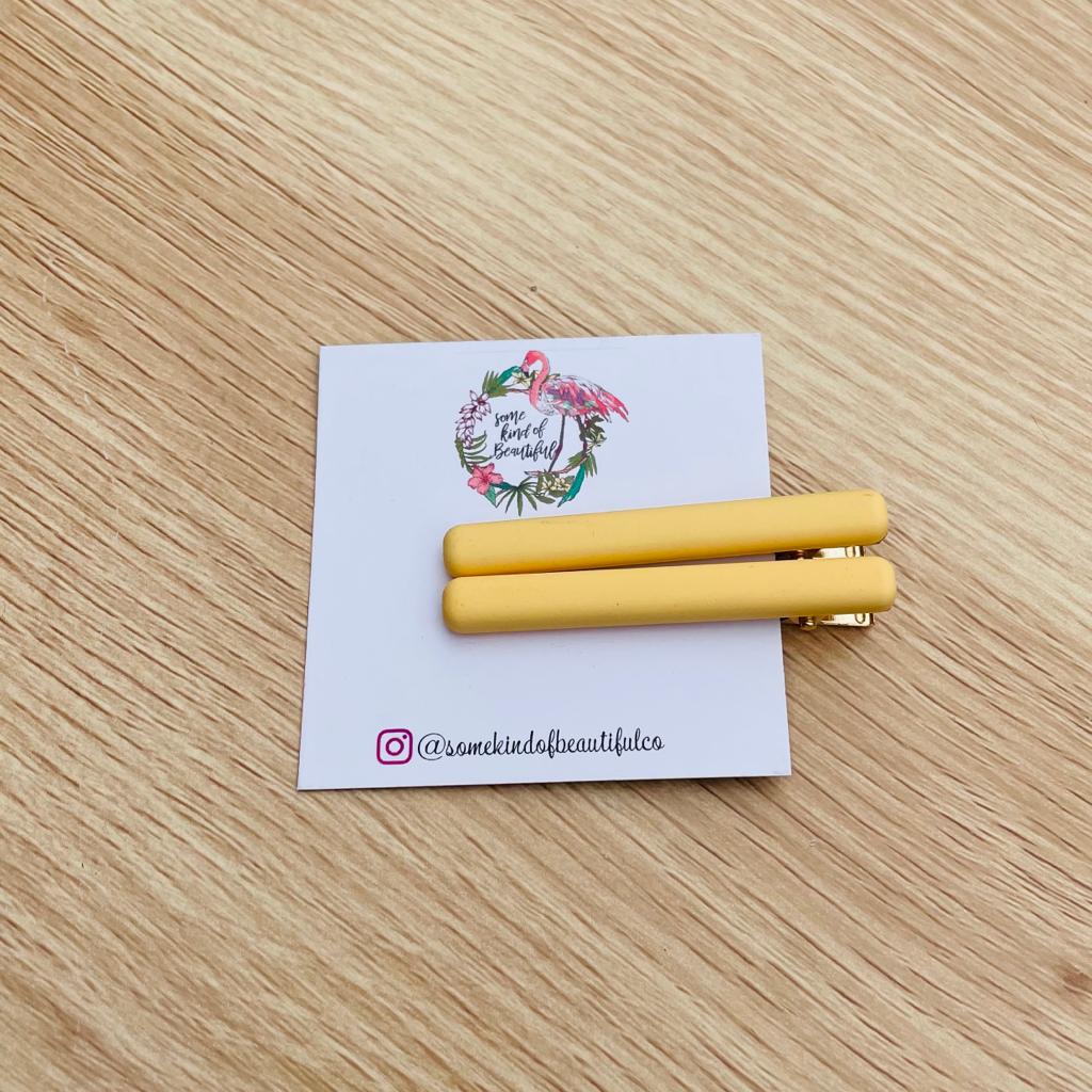 SKOB Gelati Hair Clips - Lemon Bar