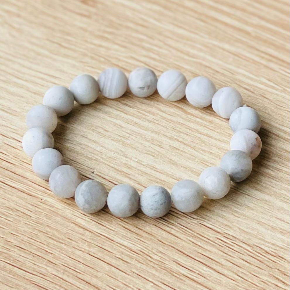 SKOB Gem Bracelet - Frosted Agate