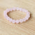 SKOB Gem Bracelet - Frosted Rose Quartz