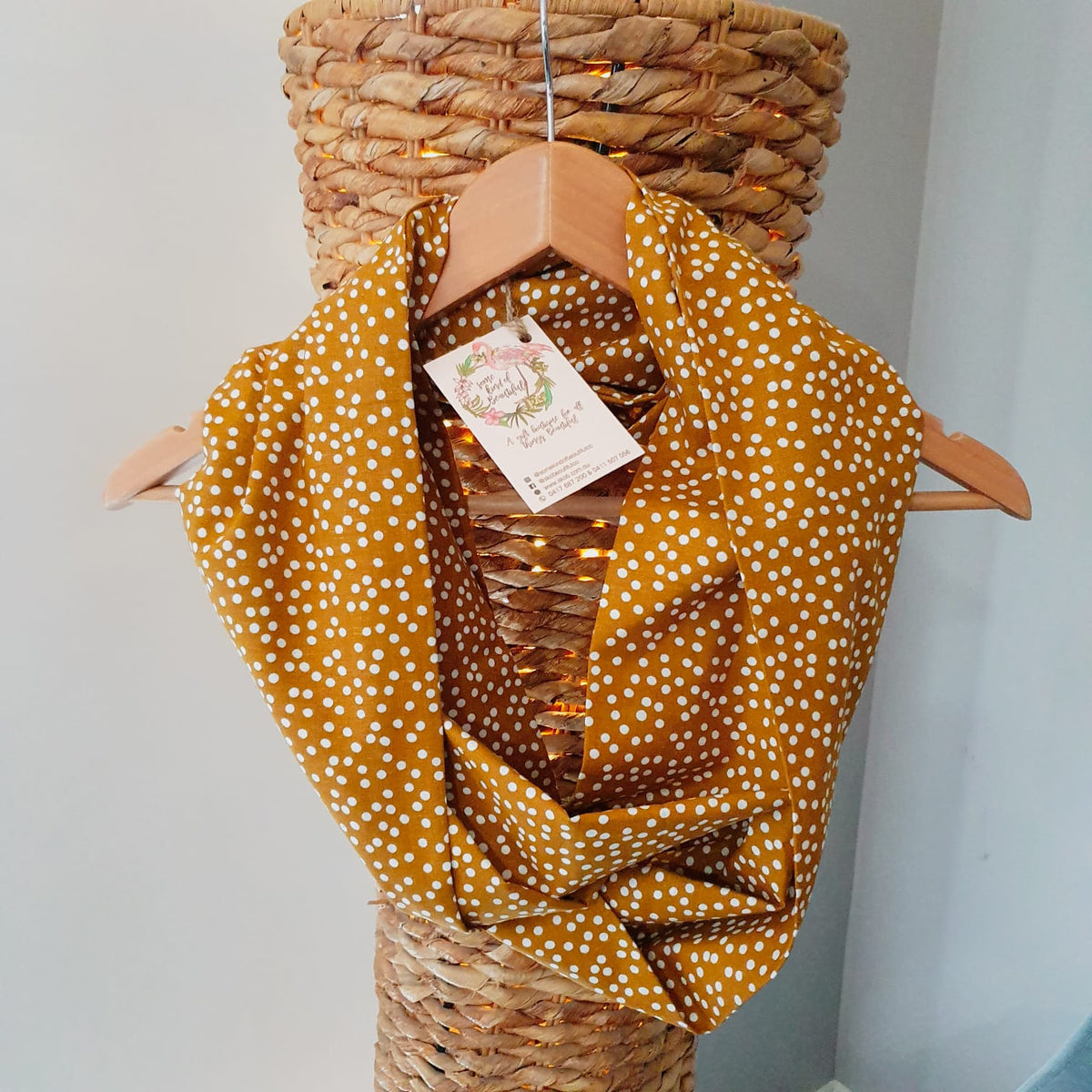 SKOB Infinity Scarf - Linen Blend - Zara