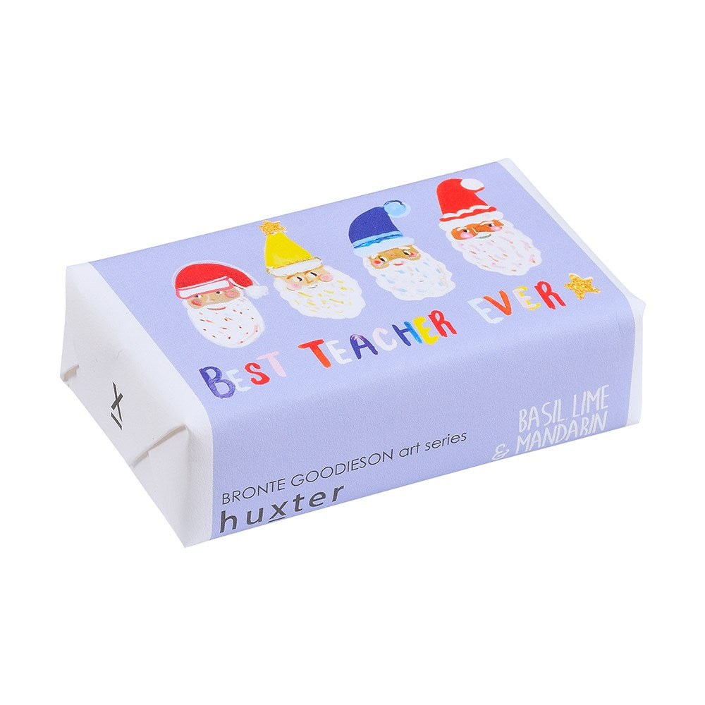PRE ORDER: Huxter Soap - Santa's Pale Blue - Basil Lime & Mandarin
