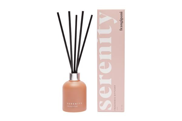 Serenity Coloured Frost Diffuser - Frangipani