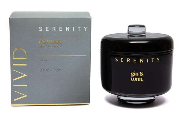 Serenity Vivid Range Candles - Gin & Tonic