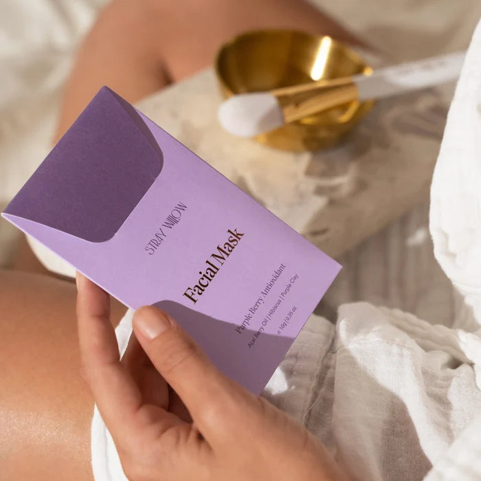 Stray Willow - Facial Mask - Purple Berry 10g