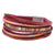 SKOB Wrap Bracelet - red