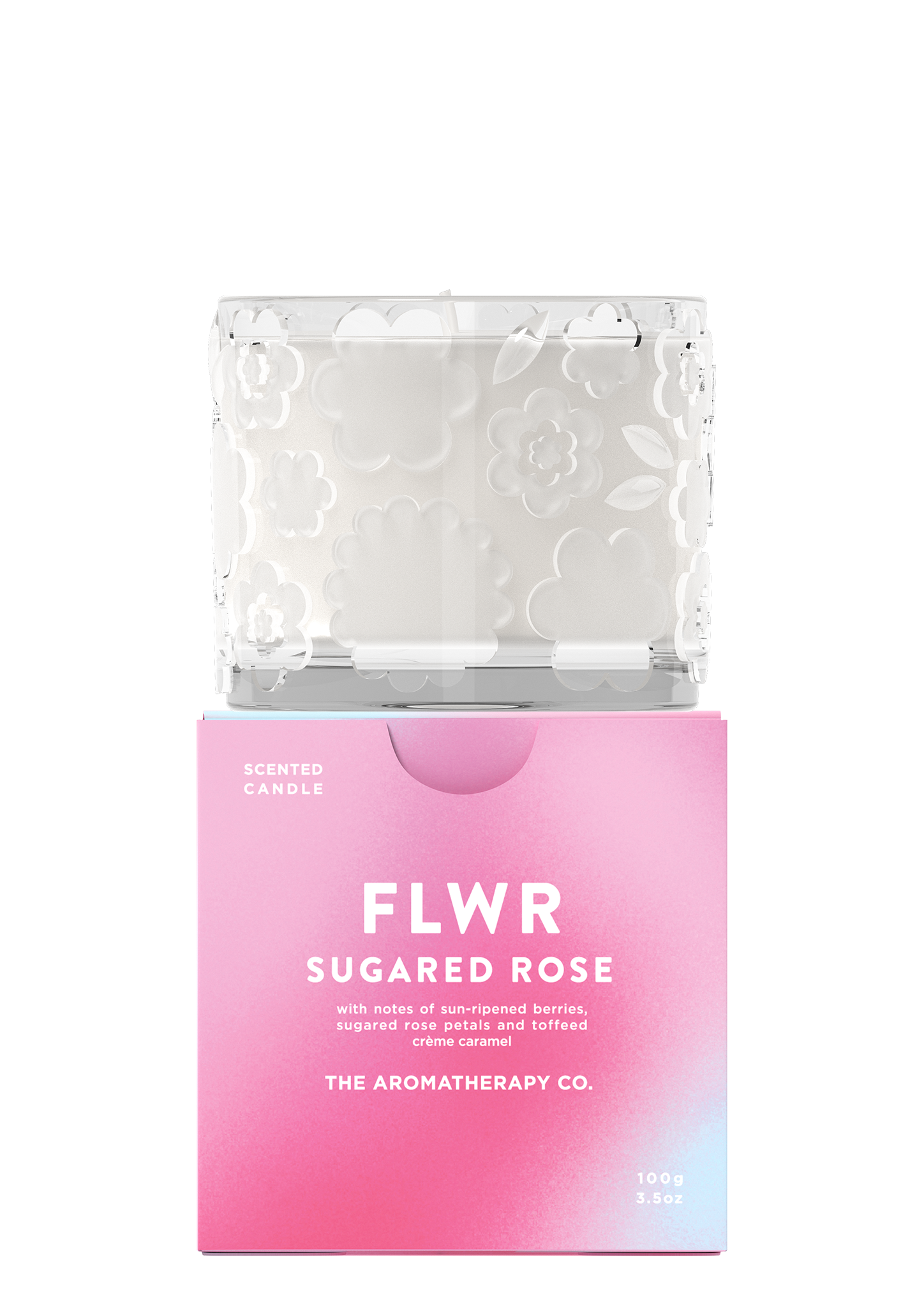 The Aromatherapy Company - FLWR Candle - Sugared Rose