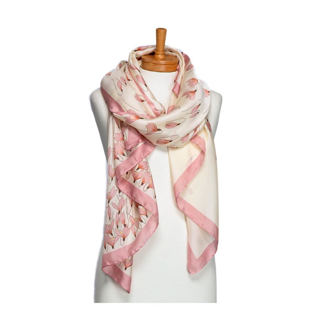 Taylor Hill Snowdrop Flower Scarf - Pink