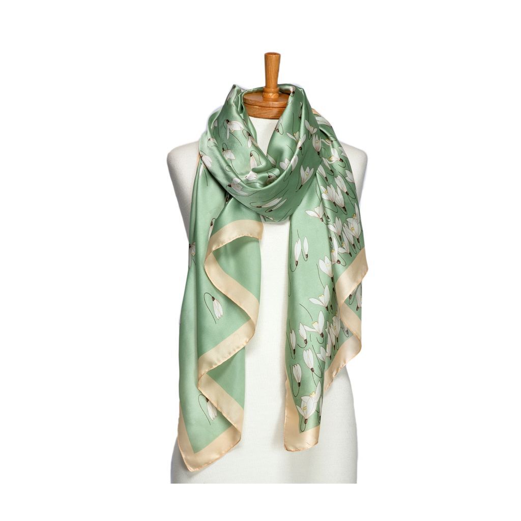 Taylor Hill Snowdrop Flower Scarf - Mint