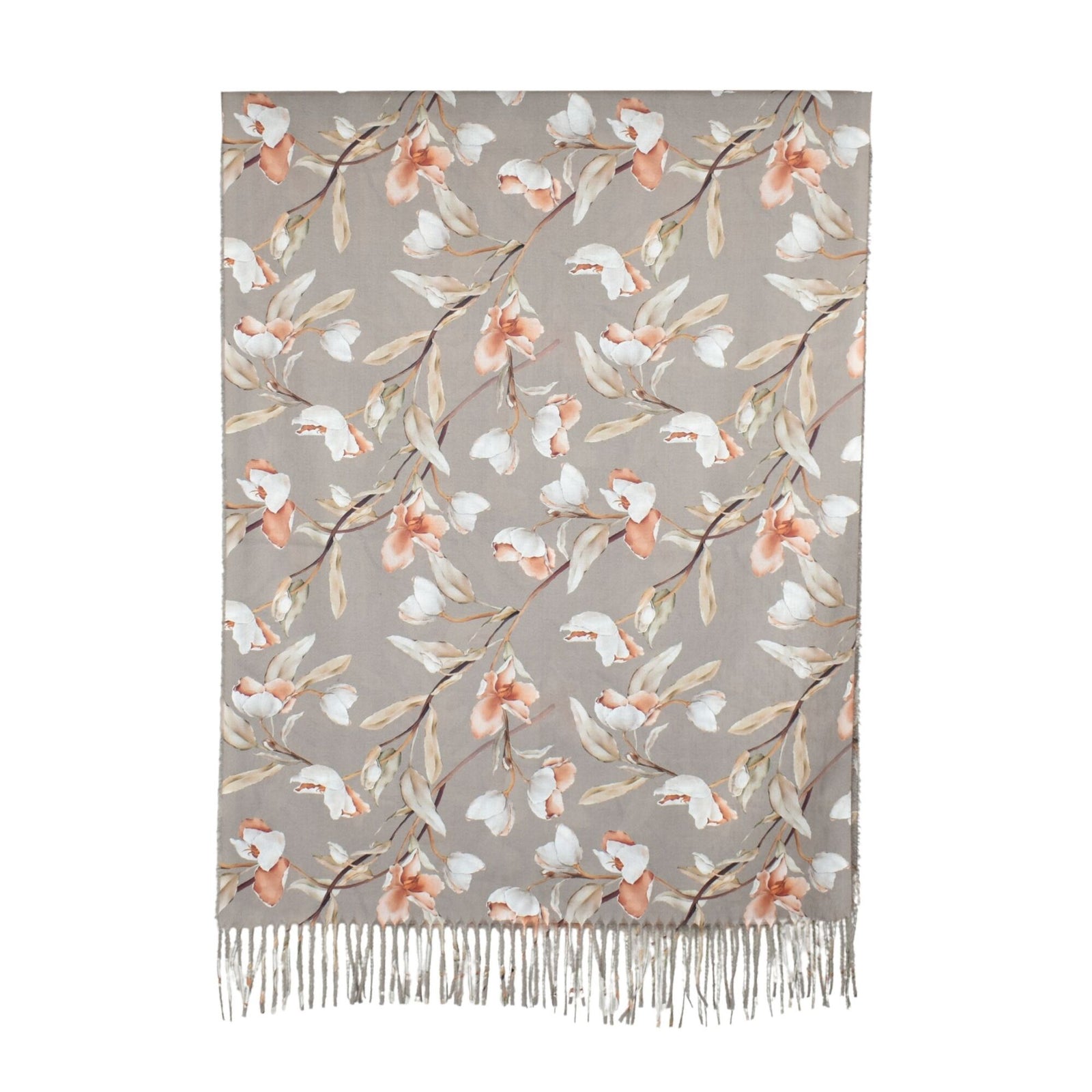 Taylor Hill Magnolia Garden Scarf - Grey
