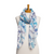 Taylor Hill Multi Leaves Scarf - Blue