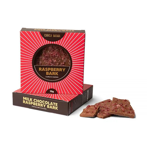 Chocamama Milk Chocolate Raspberry Bark