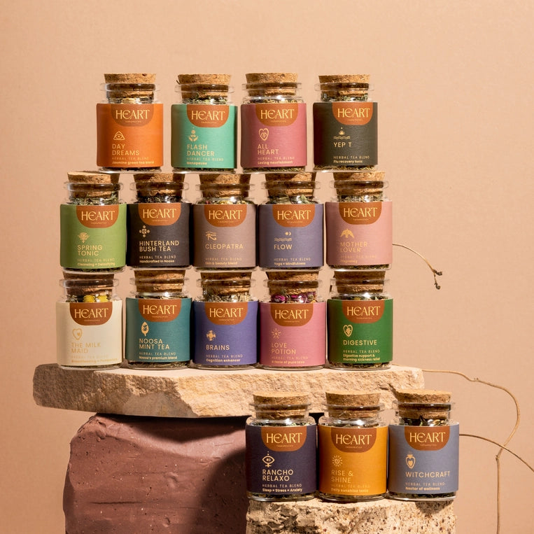 Heart Therapeutics - Mini Taster - All Heart Organic Herbal Tea - Stress and Healing Support