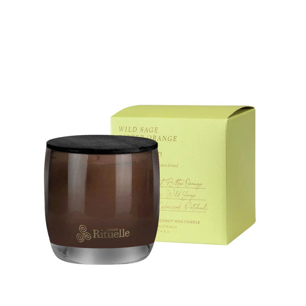 PRE ORDER: Urban Rituelle - Soy Candle - Wild Sage, Bitter Orange, Bergamot, Driftwood