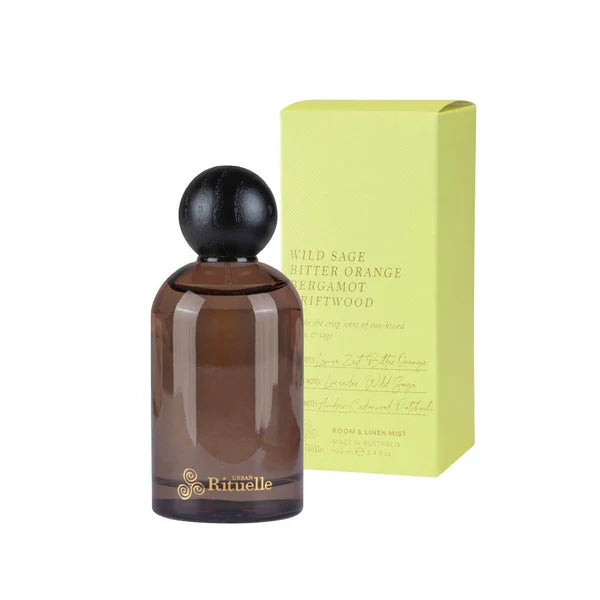 Urban Rituelle - Room & Linen Mist - Wild Sage, Bitter Orange, Bergamot, Driftwood