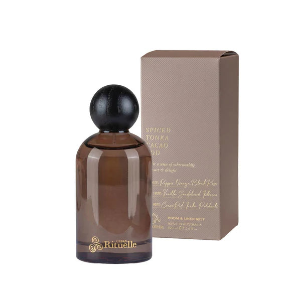 Urban Rituelle - Room & Linen Mist - Spiced Tonka, Cacao Pod