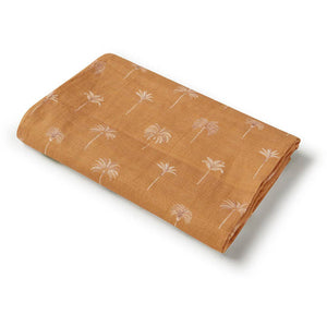 Snuggle Hunny - Bronze Palm Organic Muslin Wrap