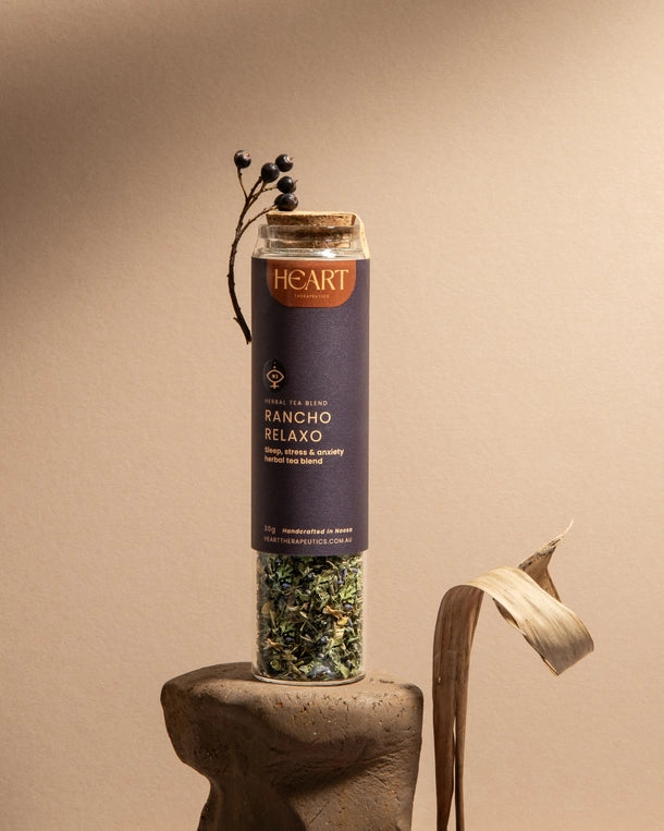 Heart Therapeutics - Rancho Relaxo Organic Herbal Tea - Sleep, Stress & Anxiety Support