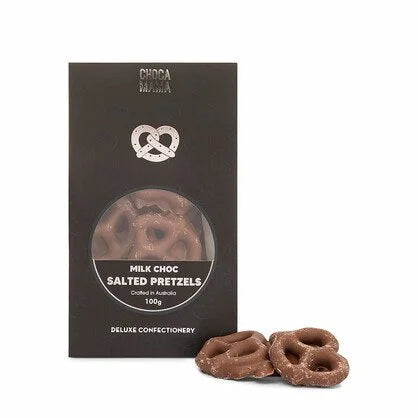 Chocamama Milk Chocolate Salted Pretzels