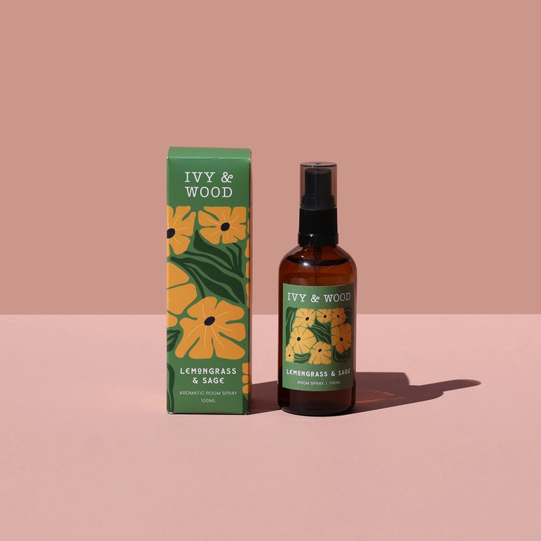 Ivy & Wood - Room Spray - Lemongrass & Sage