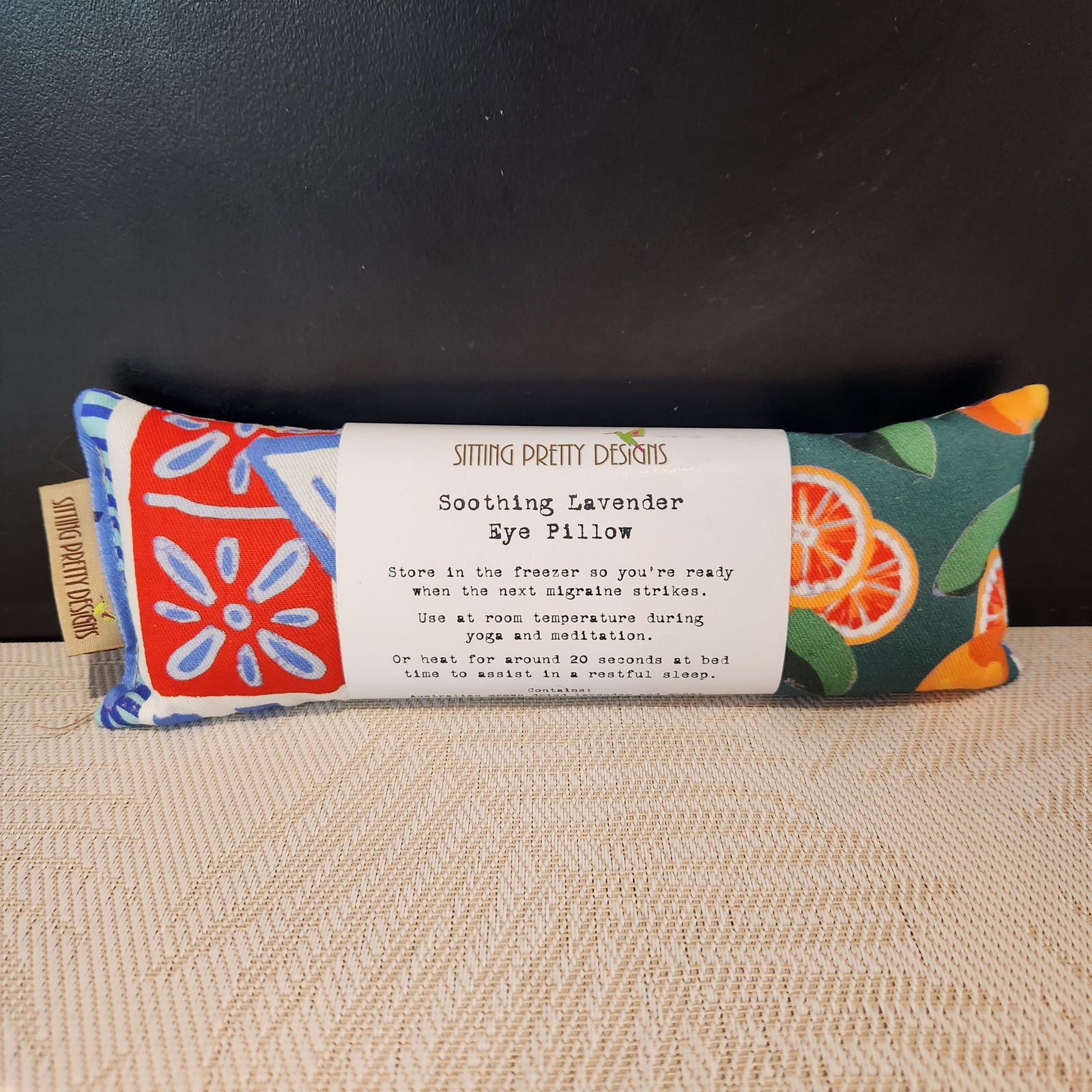 Sitting Pretty Designer Eye Pillows - Bellissimo