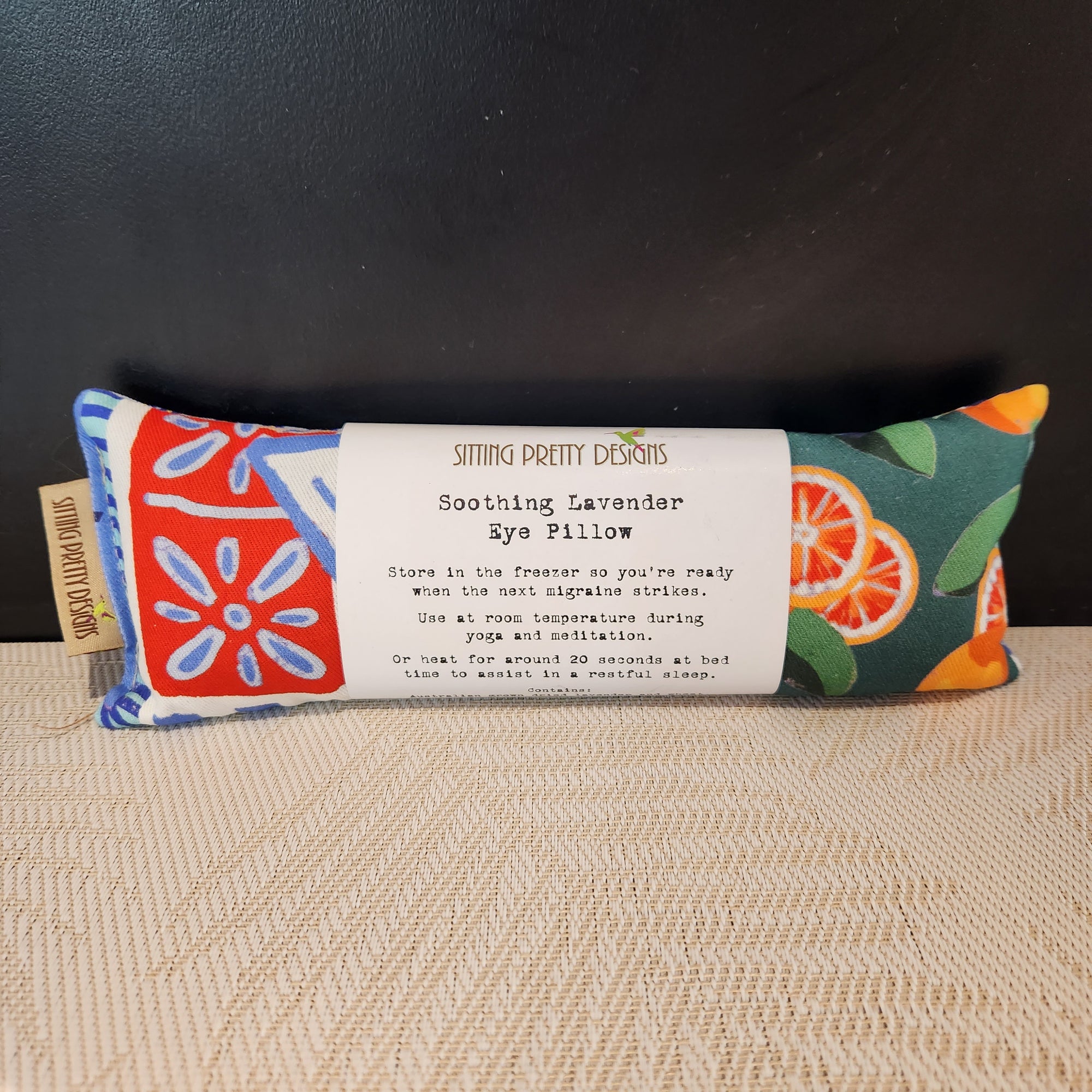 Sitting Pretty Designer Eye Pillows - Bellissimo