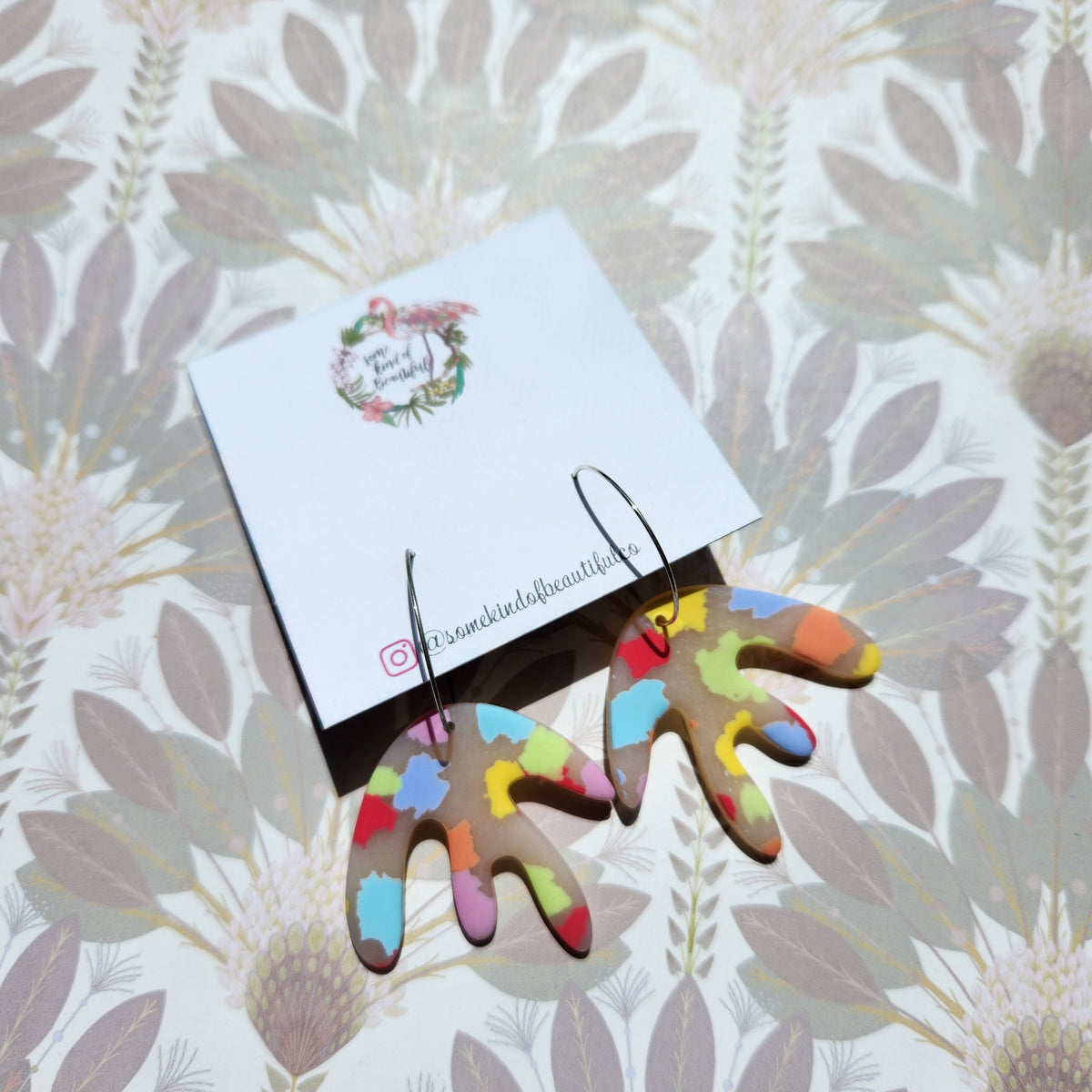 SKOB Drop Earrings - Splat