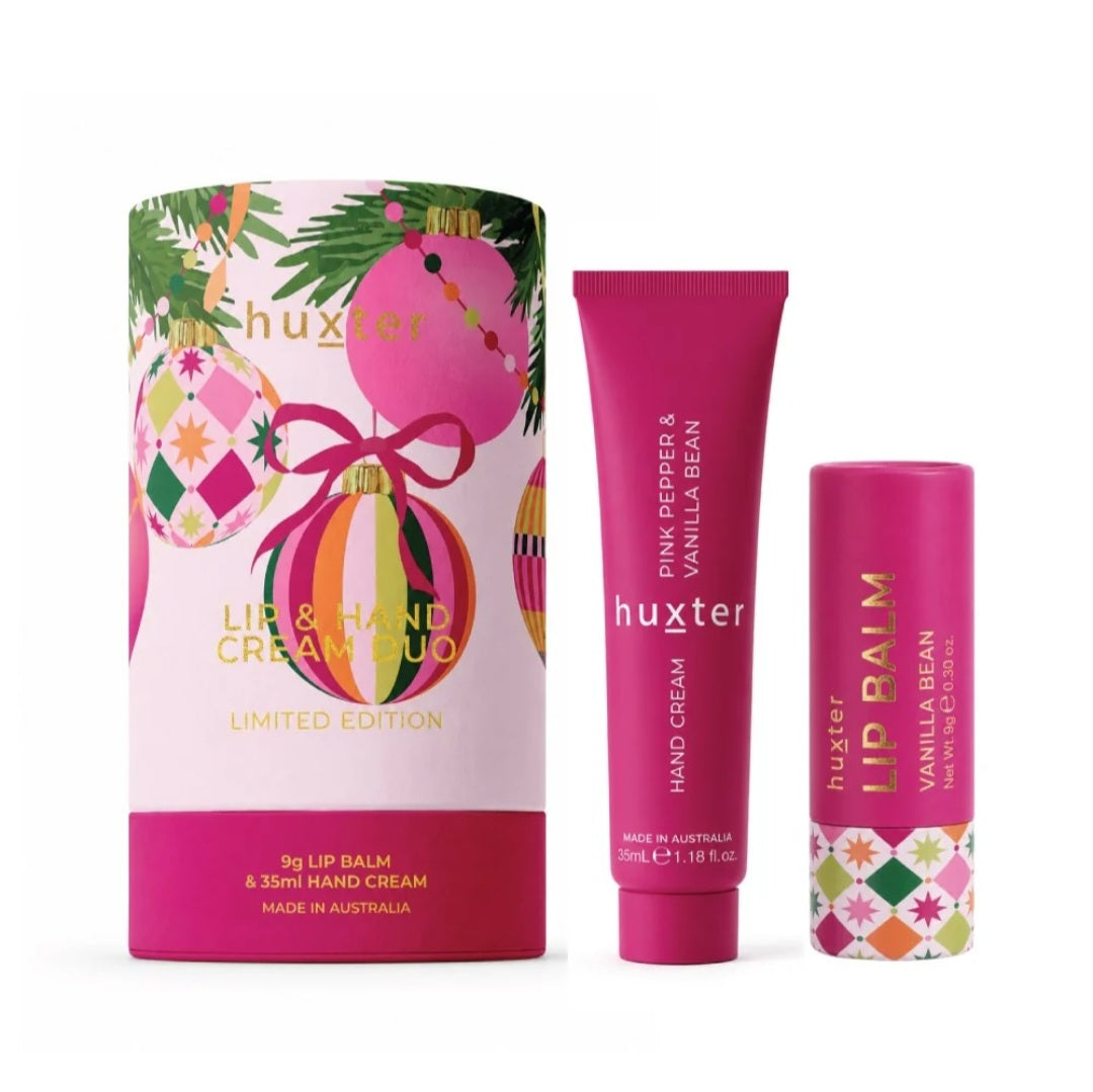 Huxter Lip & Hand Cream Duo - Adorned Xmas