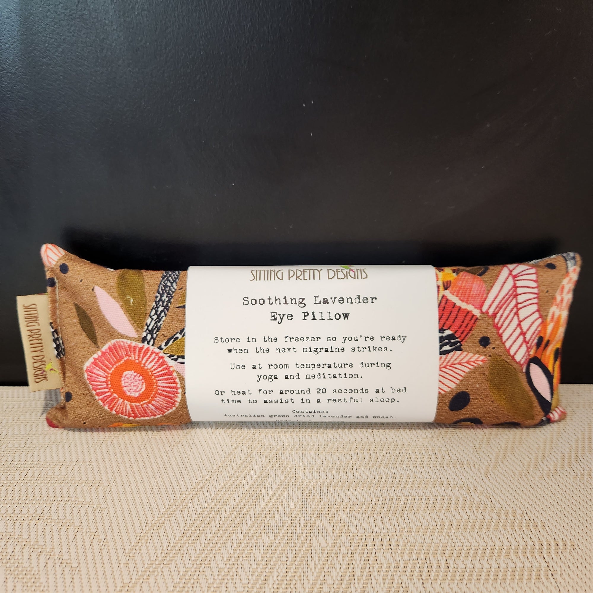 Sitting Pretty Designer Eye Pillows - Flower Collage
