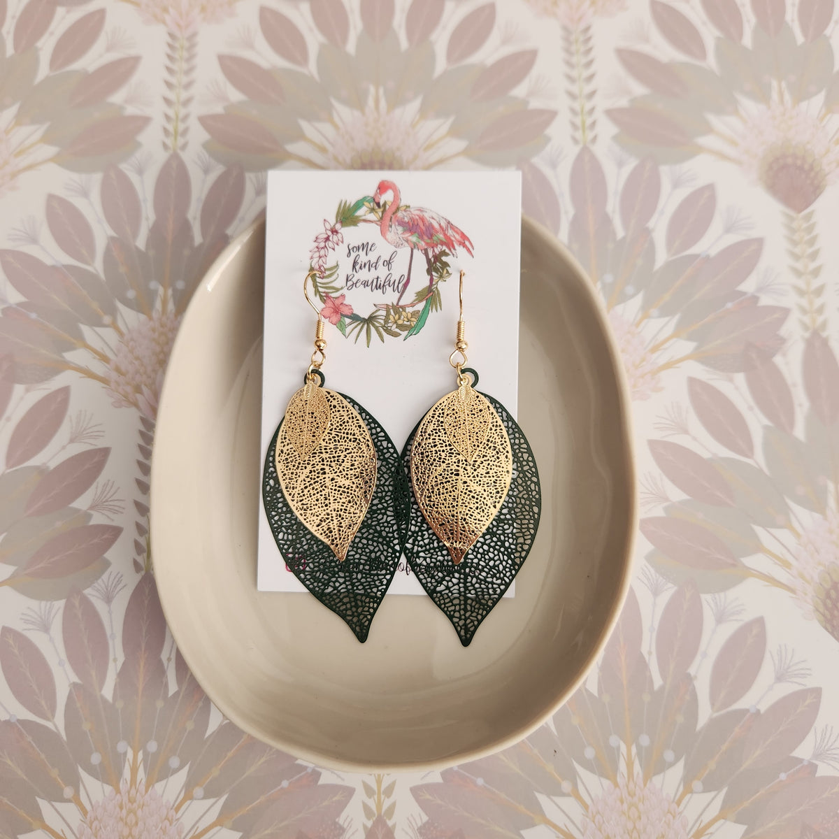 SKOB Boho Leaves - Emerald