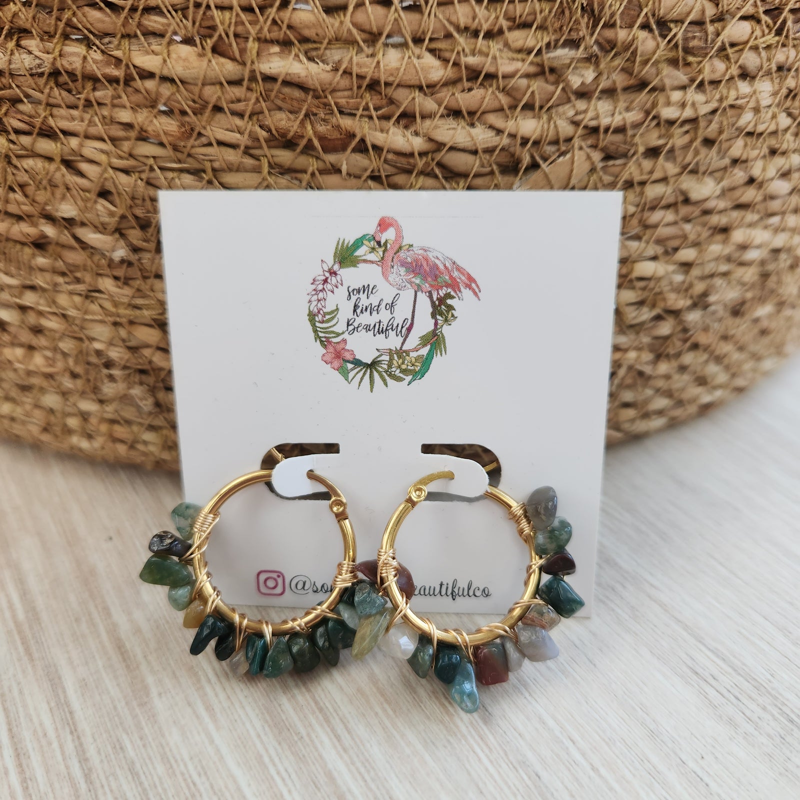 SKOB Rockpool Hoop Earrings - Mixed