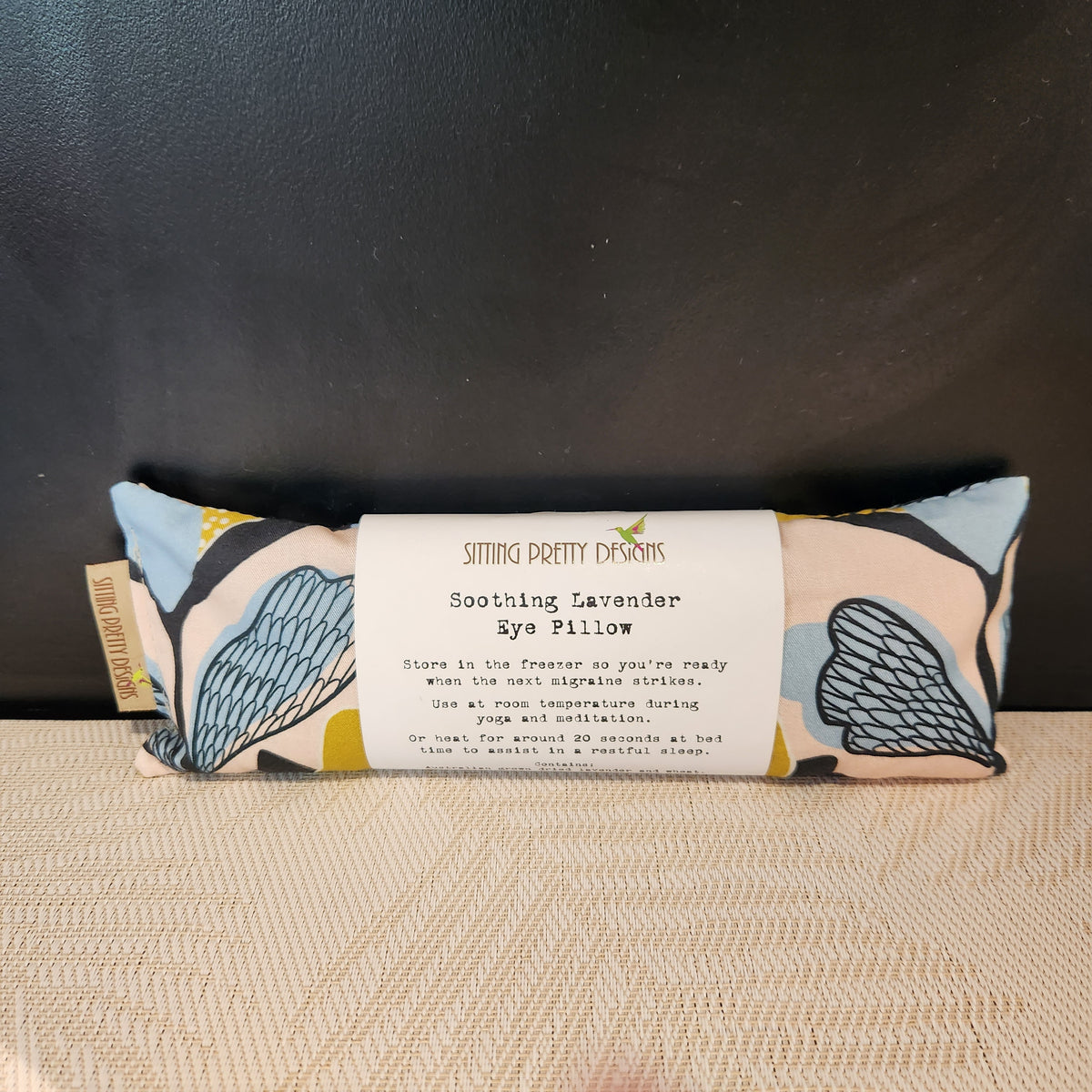 Sitting Pretty Designer Eye Pillows - Bottlebrush