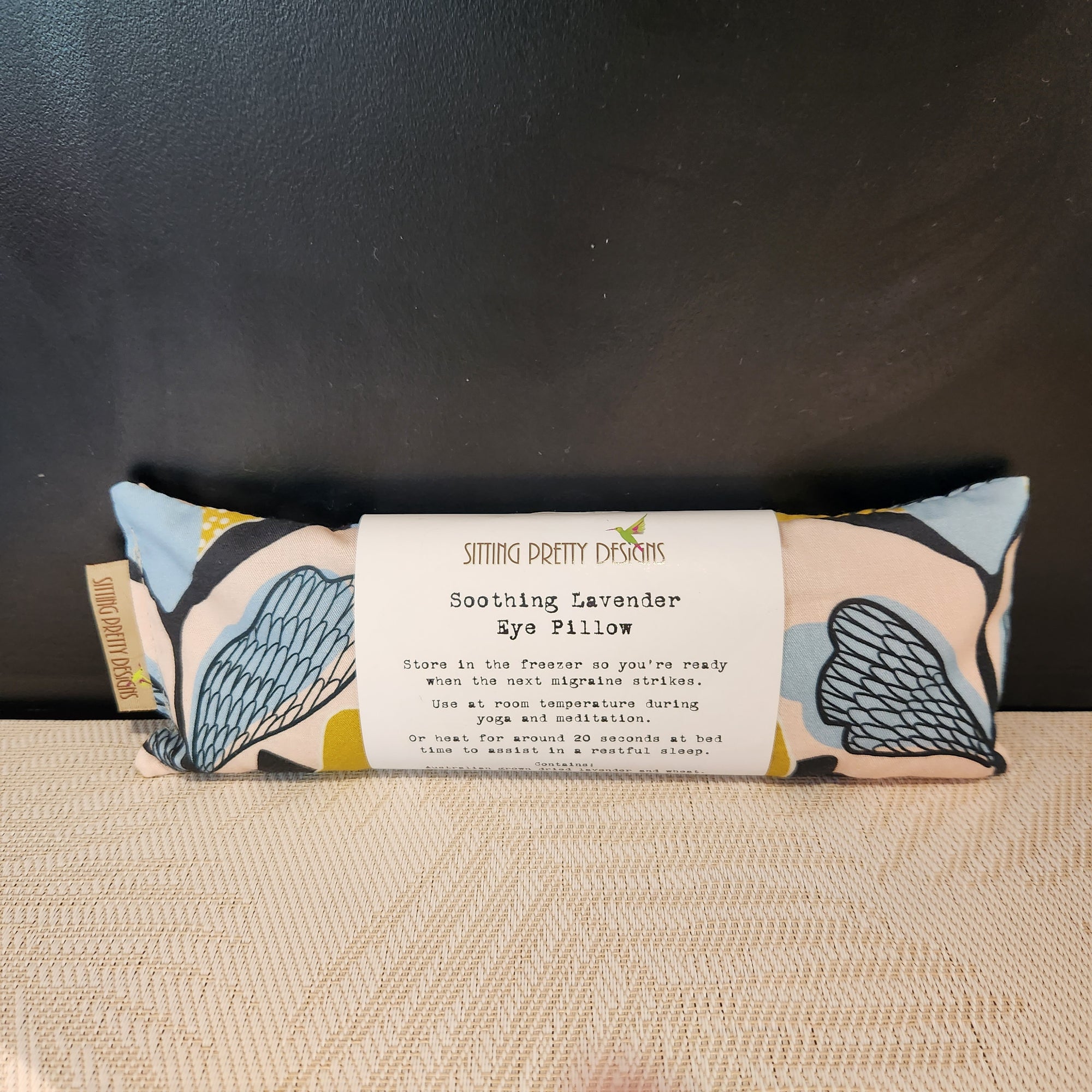 Sitting Pretty Designer Eye Pillows - Bottlebrush