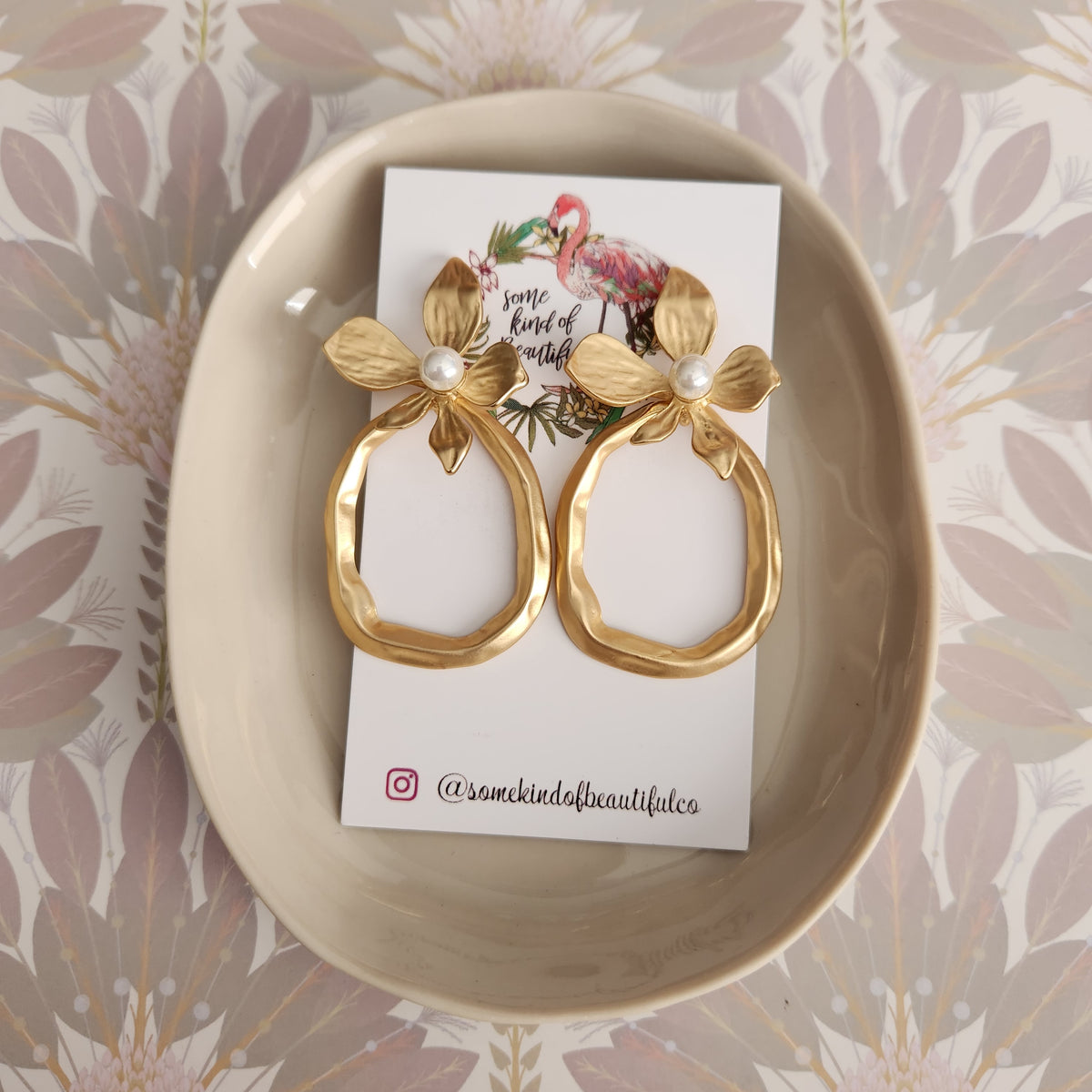 SKOB Classic Flower - Gold