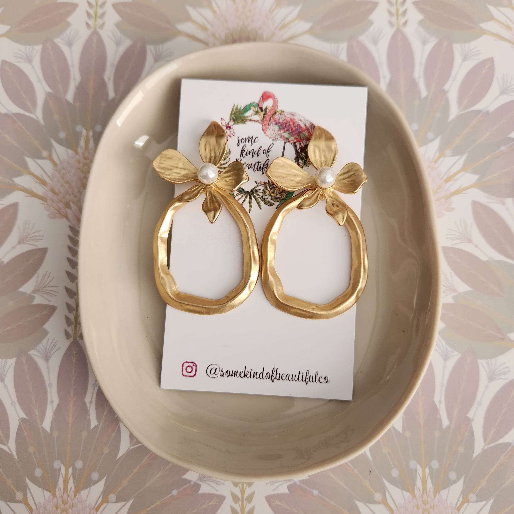 SKOB Classic Flower - Gold