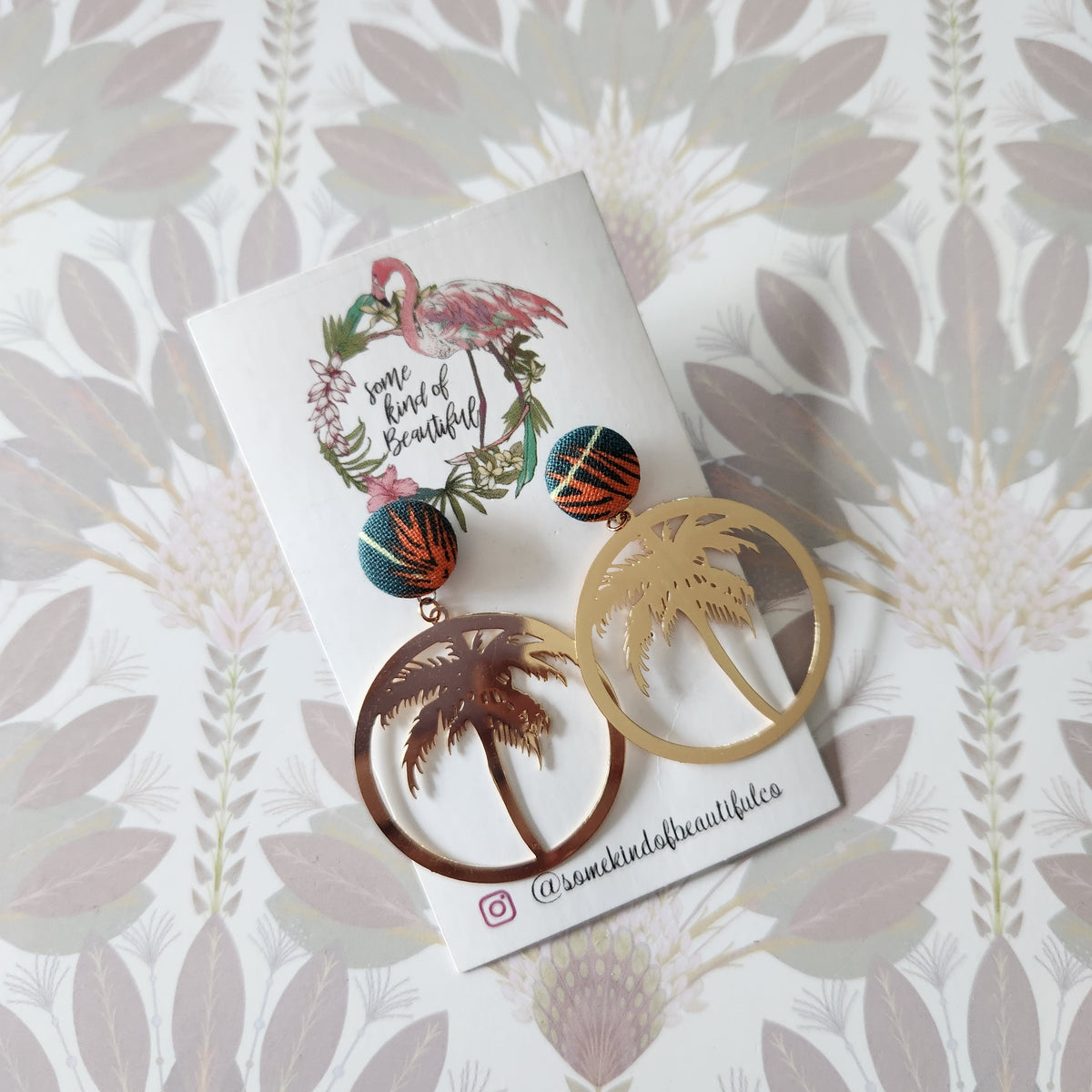 SKOB Playa Drop Earrings - Emerald Fire