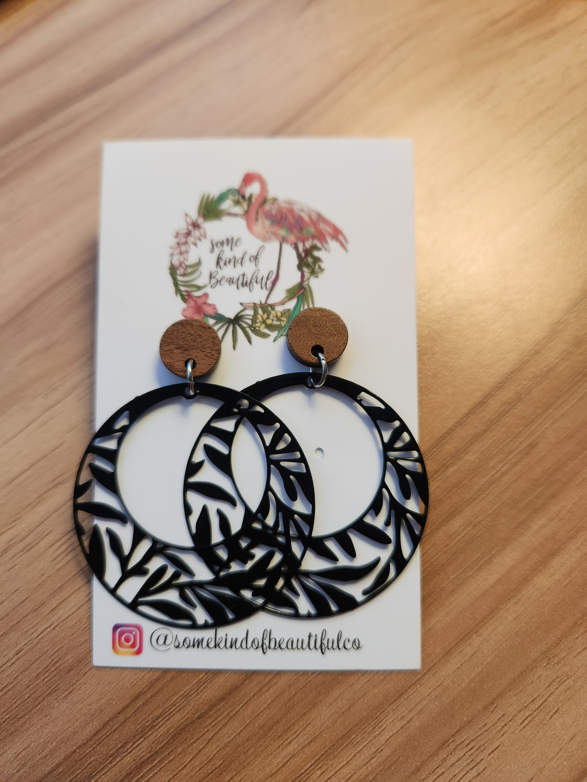 SKOB Bloom Edit - Round Leaf - Black