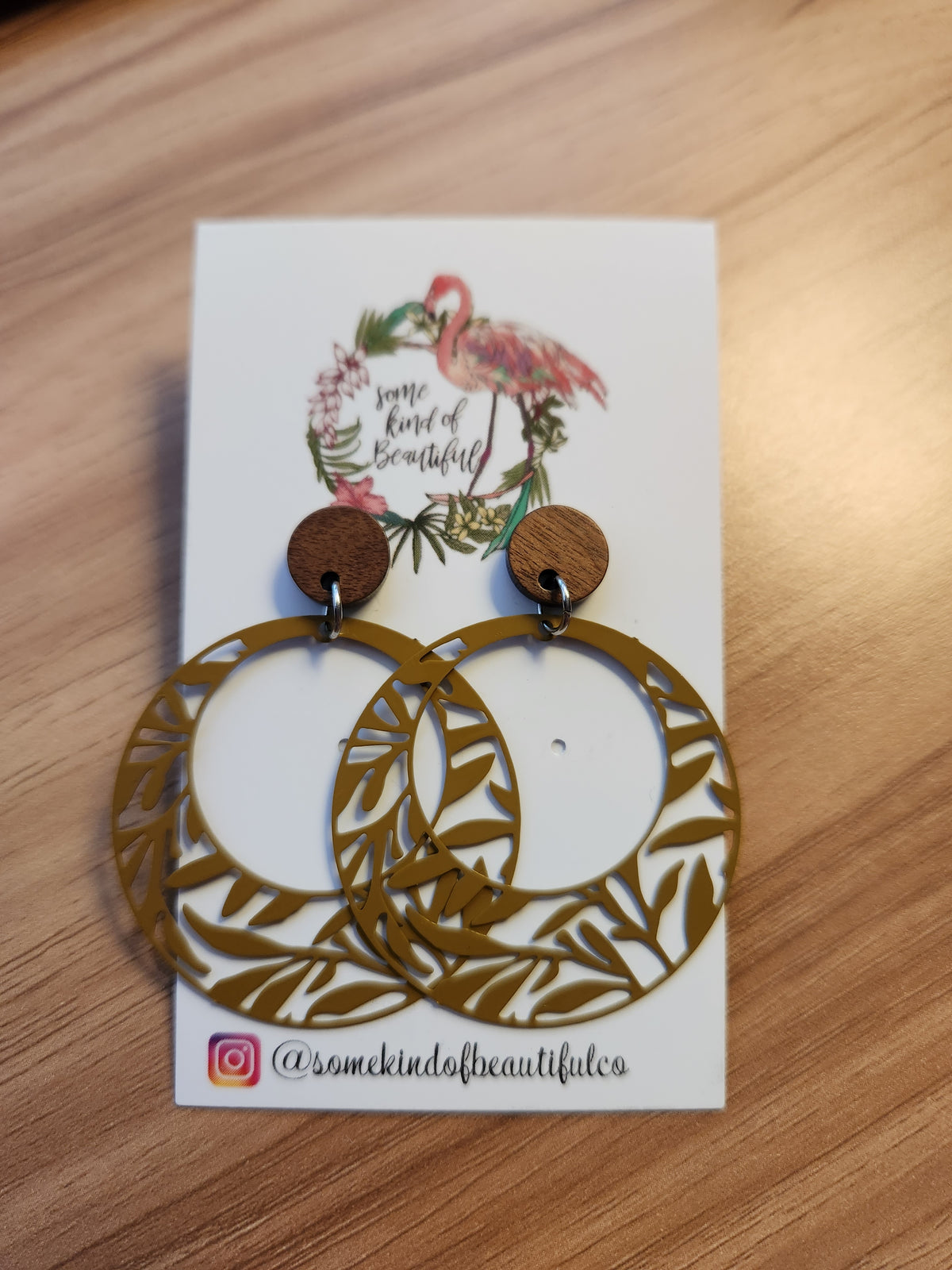 SKOB Bloom Edit - Round Leaf - Mustard