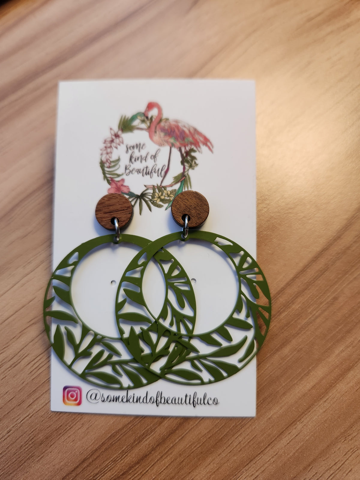 SKOB Bloom Edit - Round Leaf - Olive Green