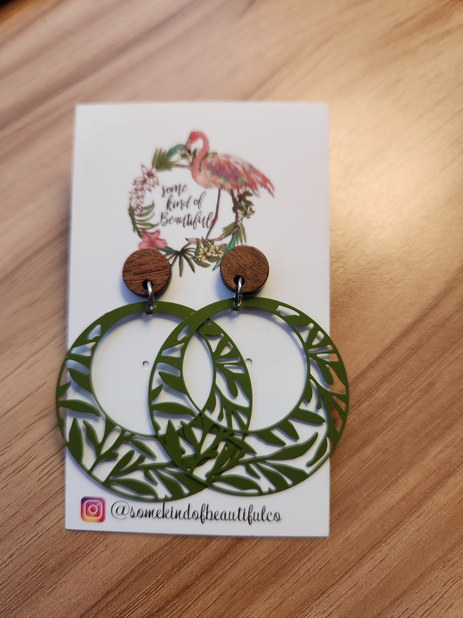 SKOB Bloom Edit - Round Leaf - Olive Green