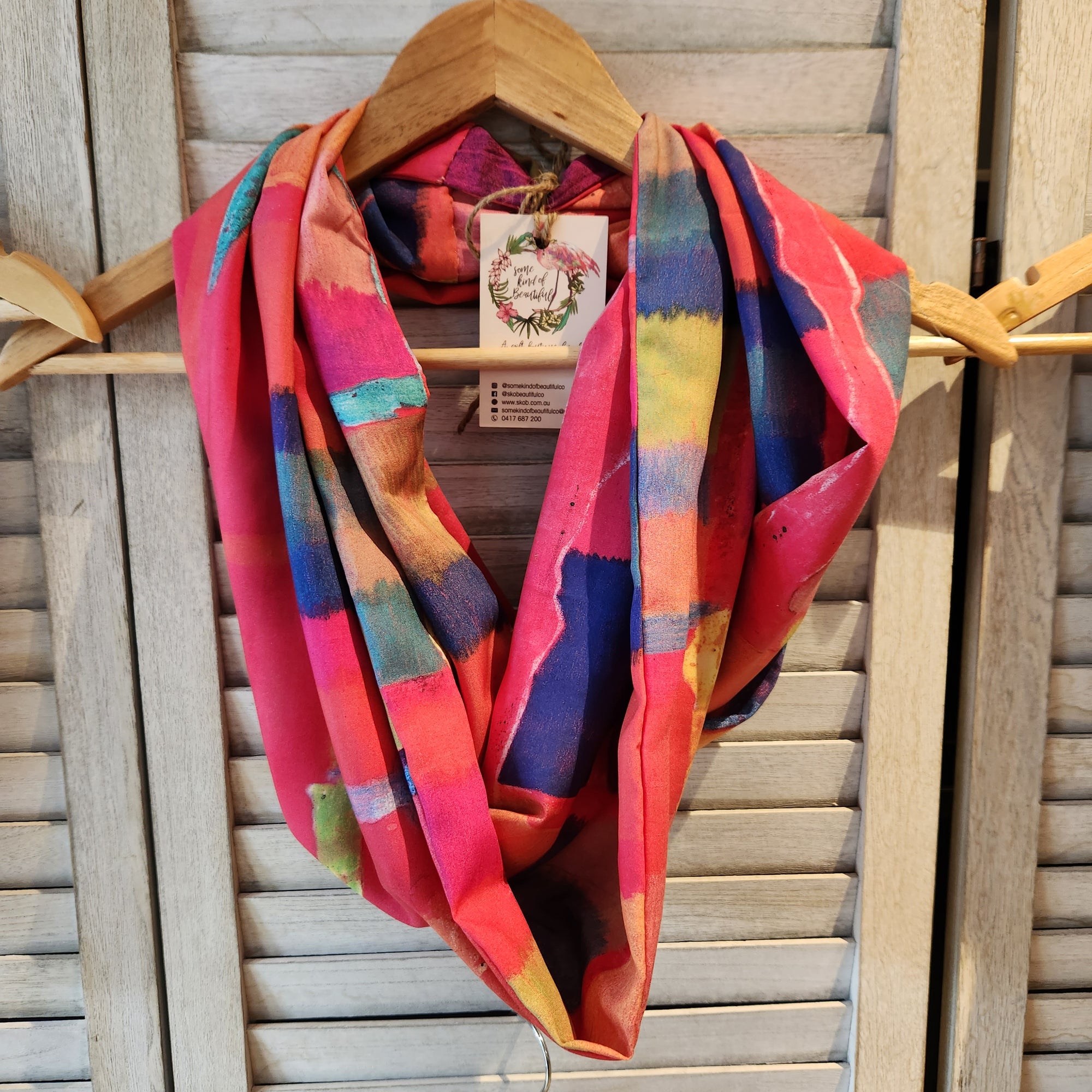 SKOB Infinity Scarf - Rayon - Sienna