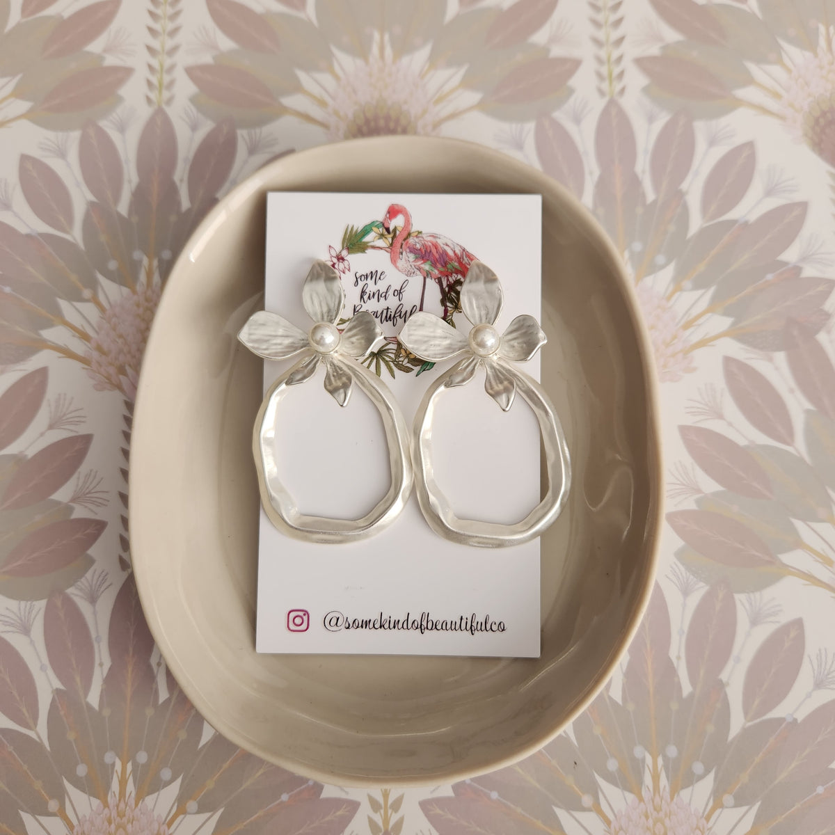 SKOB Classic Flower - Silver