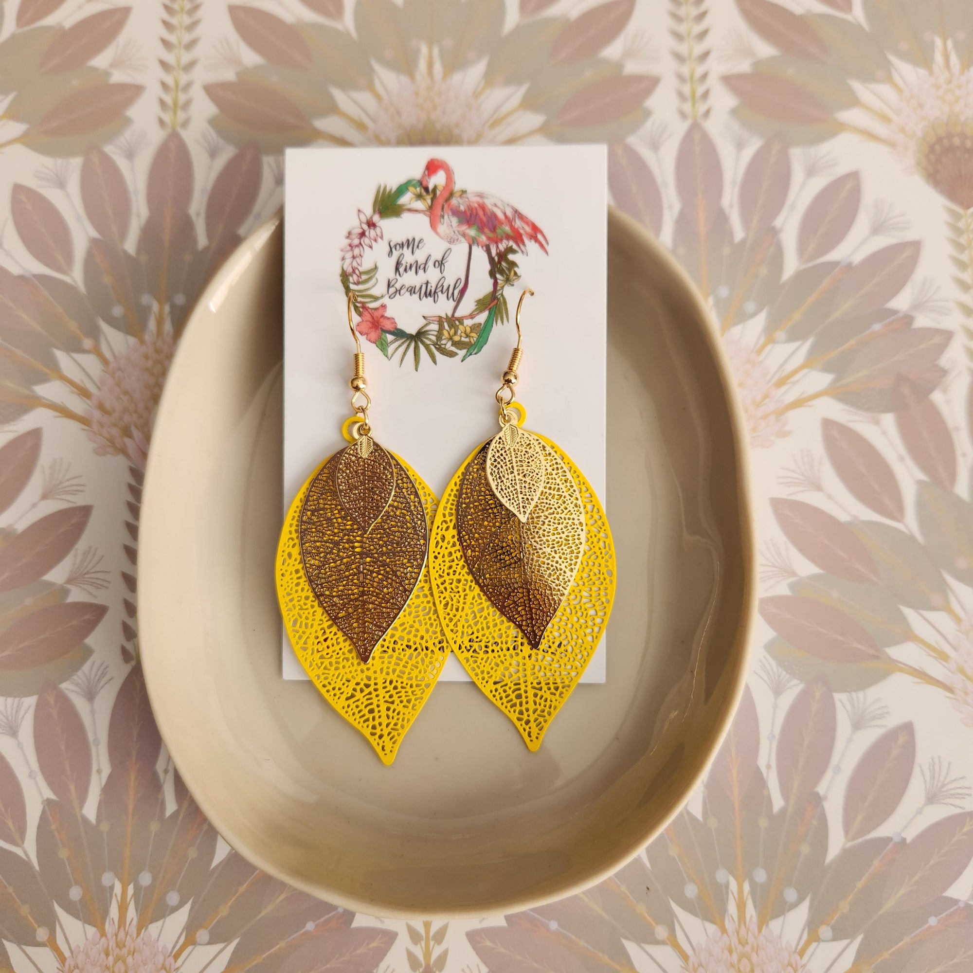 SKOB Boho Leaves - Yellow