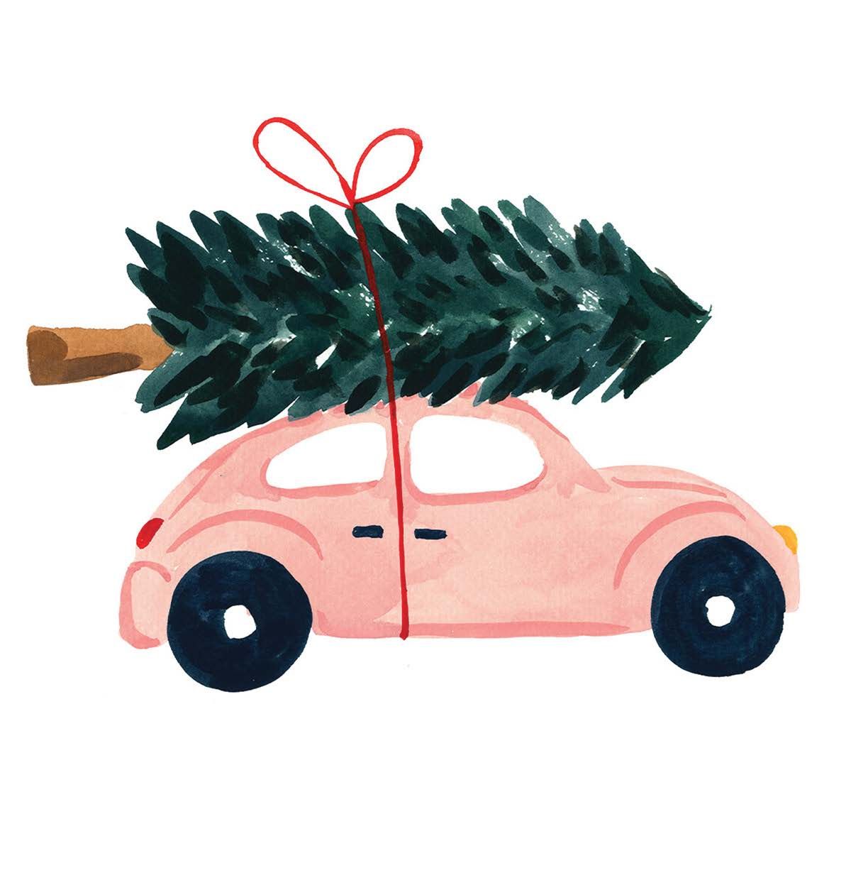Nuovo - Christmas Volkswagen Beetle Gift Card